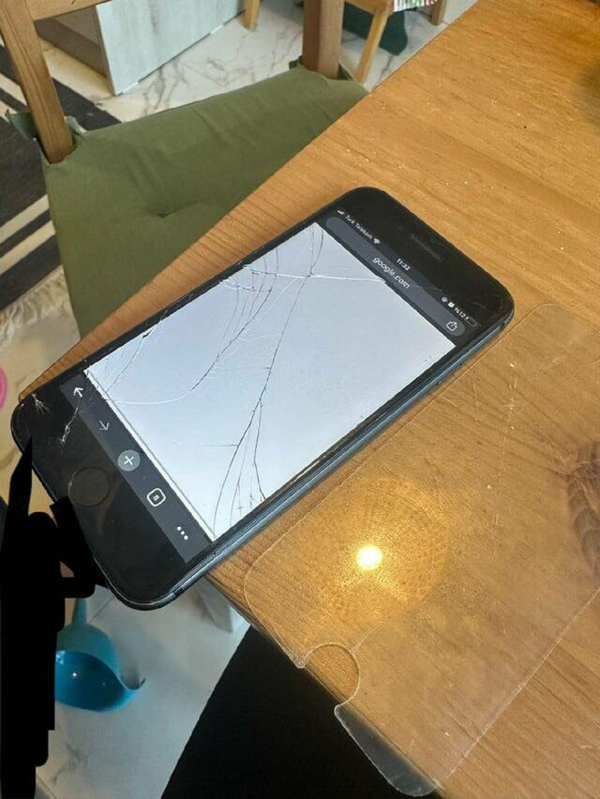 "Broke my ip8’ screen and the screen shield didn’t do sh#t"