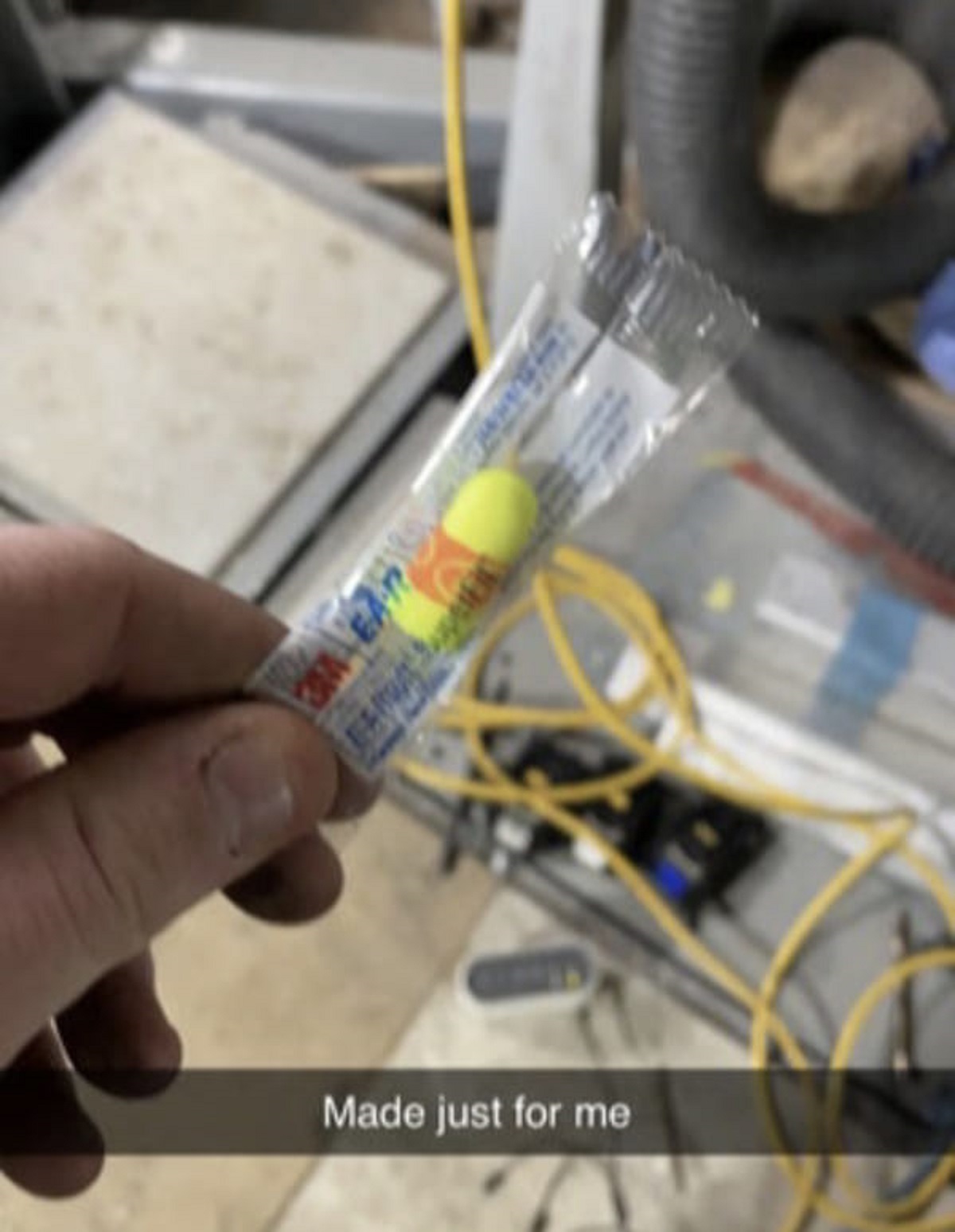 “Buddy of mine that was born completely deaf in one ear hit the PPE lottery today”