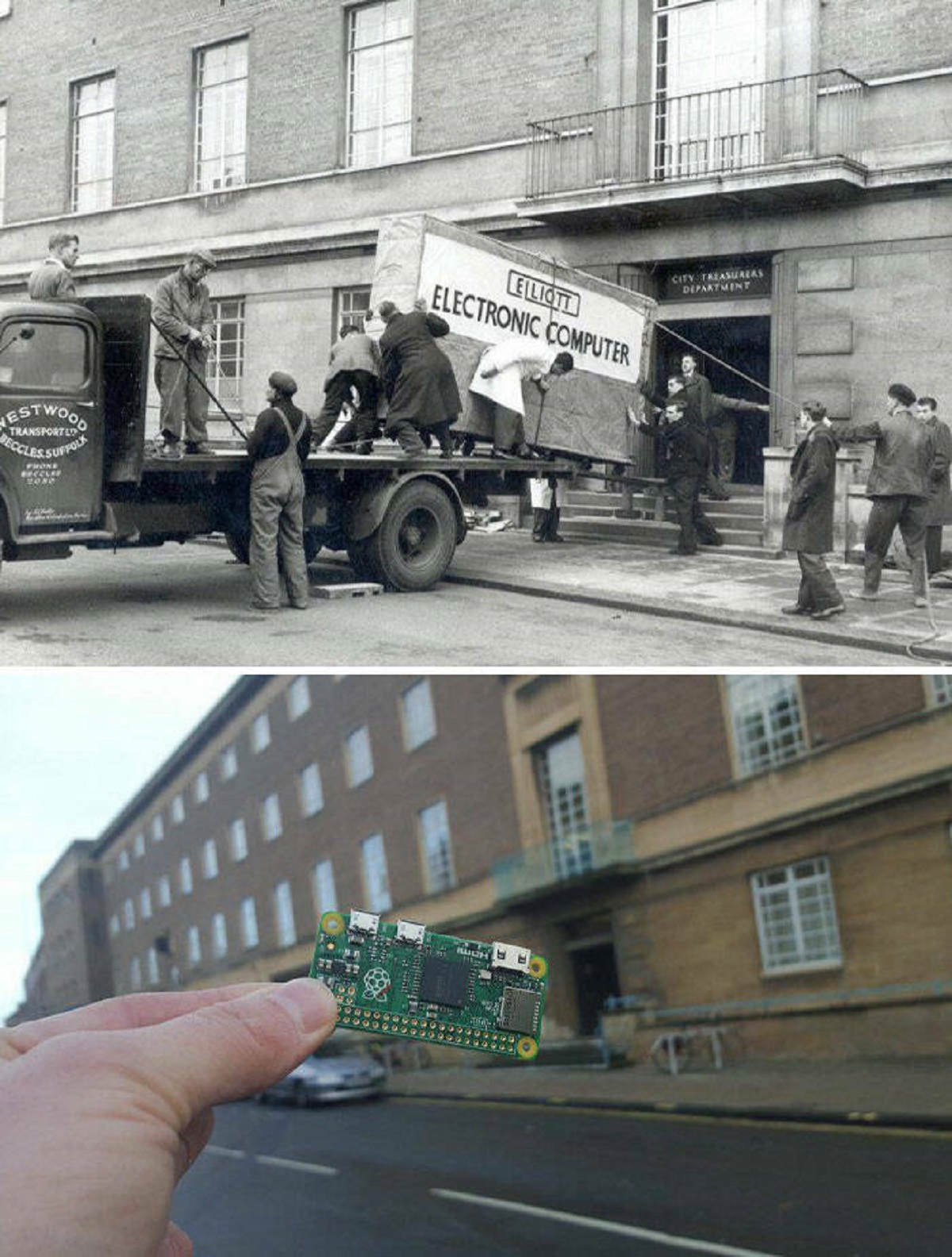 "Same Place And Memory Size.. The Difference Is 58 Years"