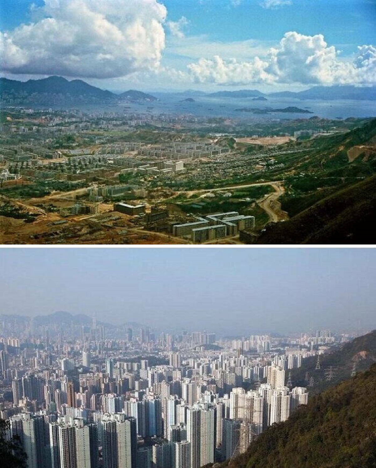 "Hong Kong In 1964 And 2016"