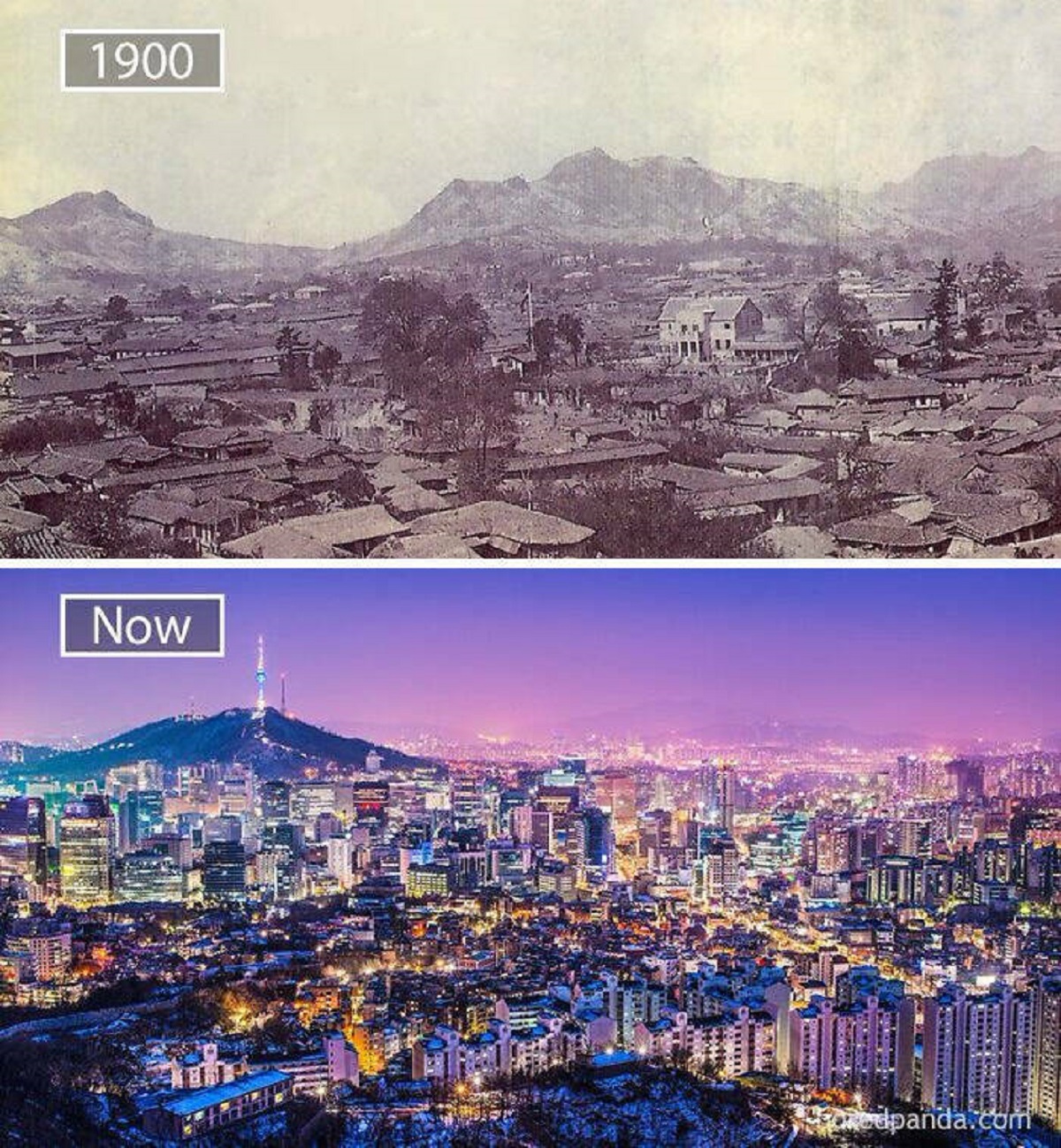 "Seoul, South Korea - 1900 And Now"