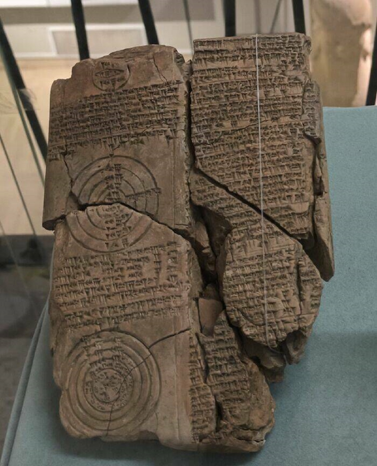 "An Ancient Clay Tablet Found In Uruk (Warka), Southern Iraq"