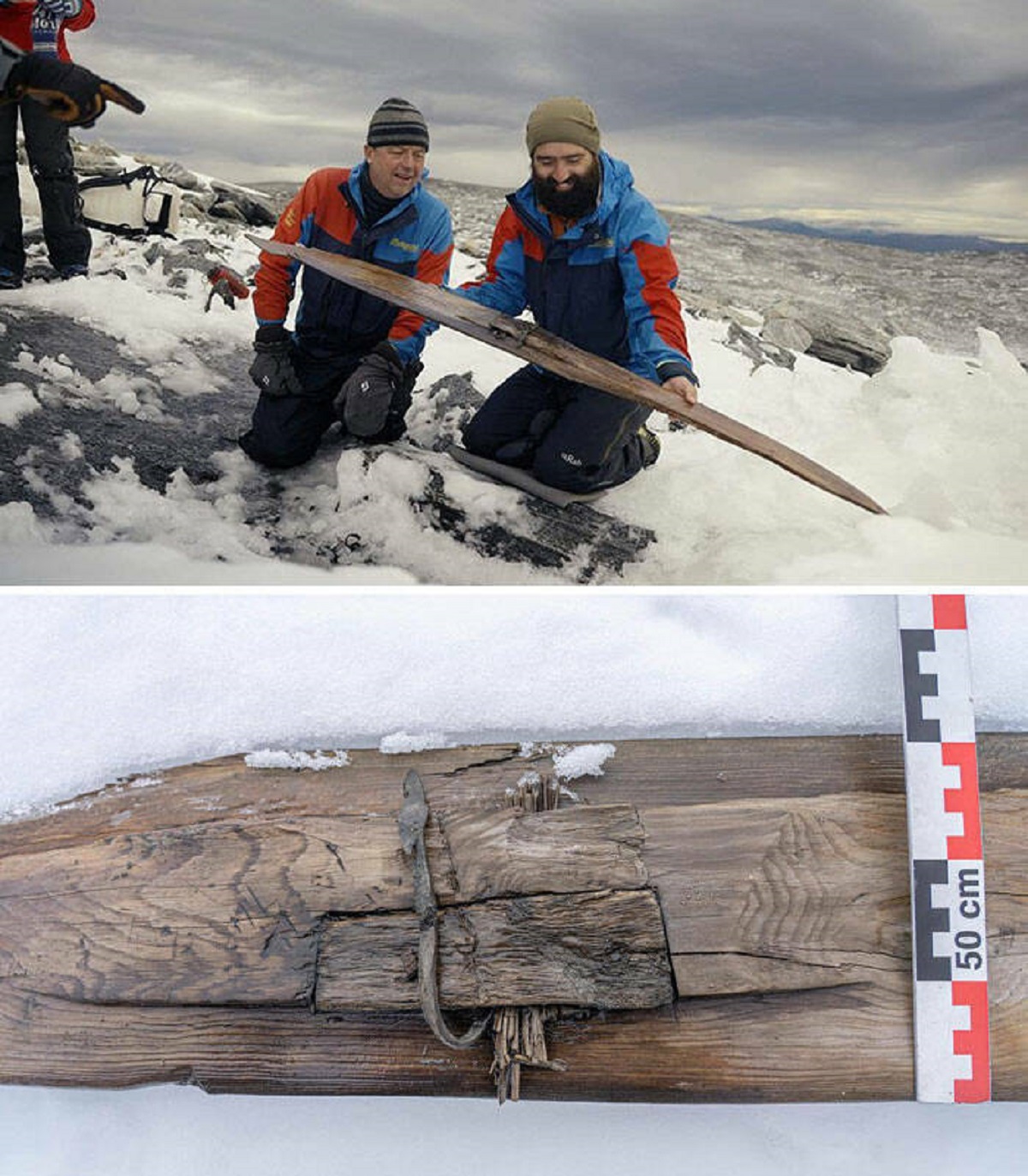 "Back In 2014, The Secrets Of The Ice Program Found An Exceptional Pre-Viking Ski, 1300 Years Old, At The Digervarden Ice Patch In Norway"