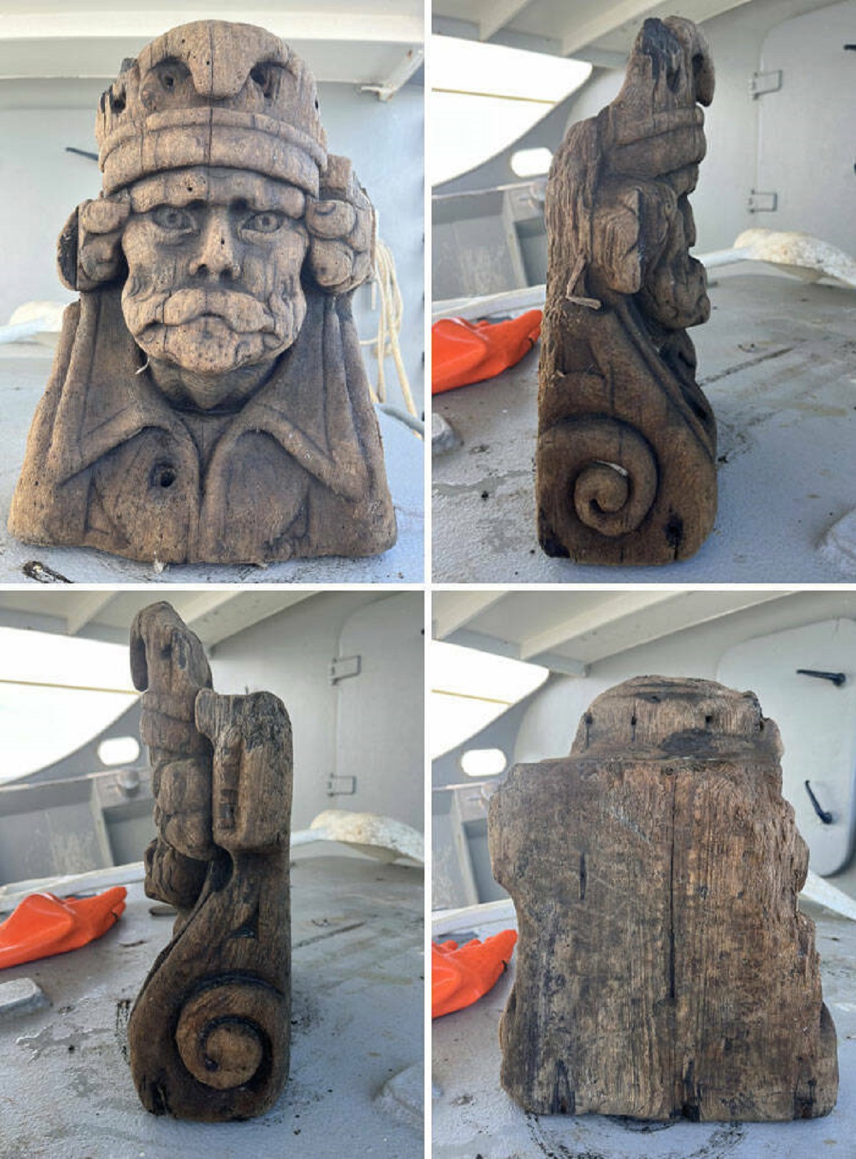 "A Centuries-Old Wooden Statue Was Recently Discovered By A Group Of Dutch Shrimp Fishermen Off The Coast Of Texel"

"A municipal archaeologist for that region believes that the statue came from a warship, possibly during the 80 Years' War, which stretched from the mid-1500s to mid-1600s."