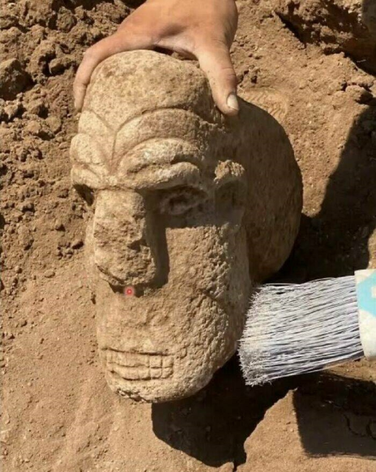 "Found At Karahan Tepe, Near Gobekli Tepe (Believed To Be Roughly 11,000 Years Old)"