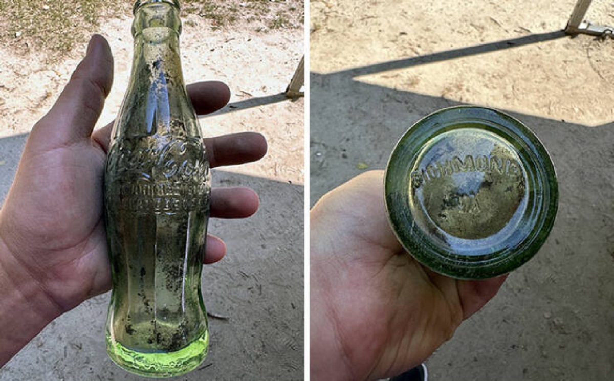 "Found This 100-Year-Old Coca-Cola Bottle Dated December 25, 1923"