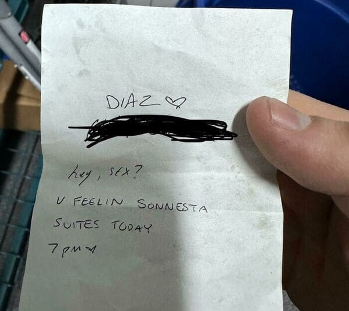 “By Far The Craziest Note I’ve Ever Got”