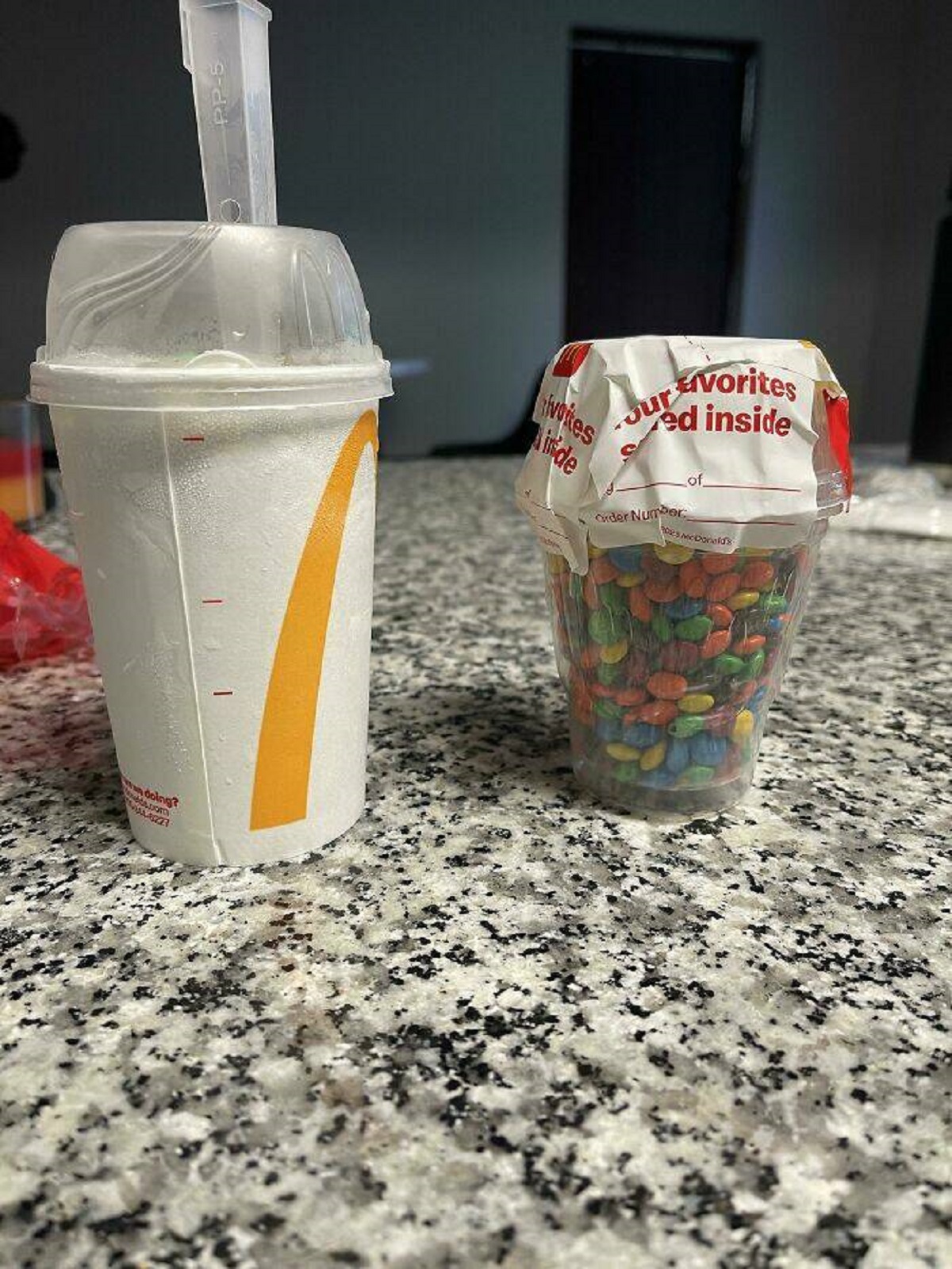 "Apparently This Is What You Get When You Order An M&m Mcflurry With Extra M&ms"