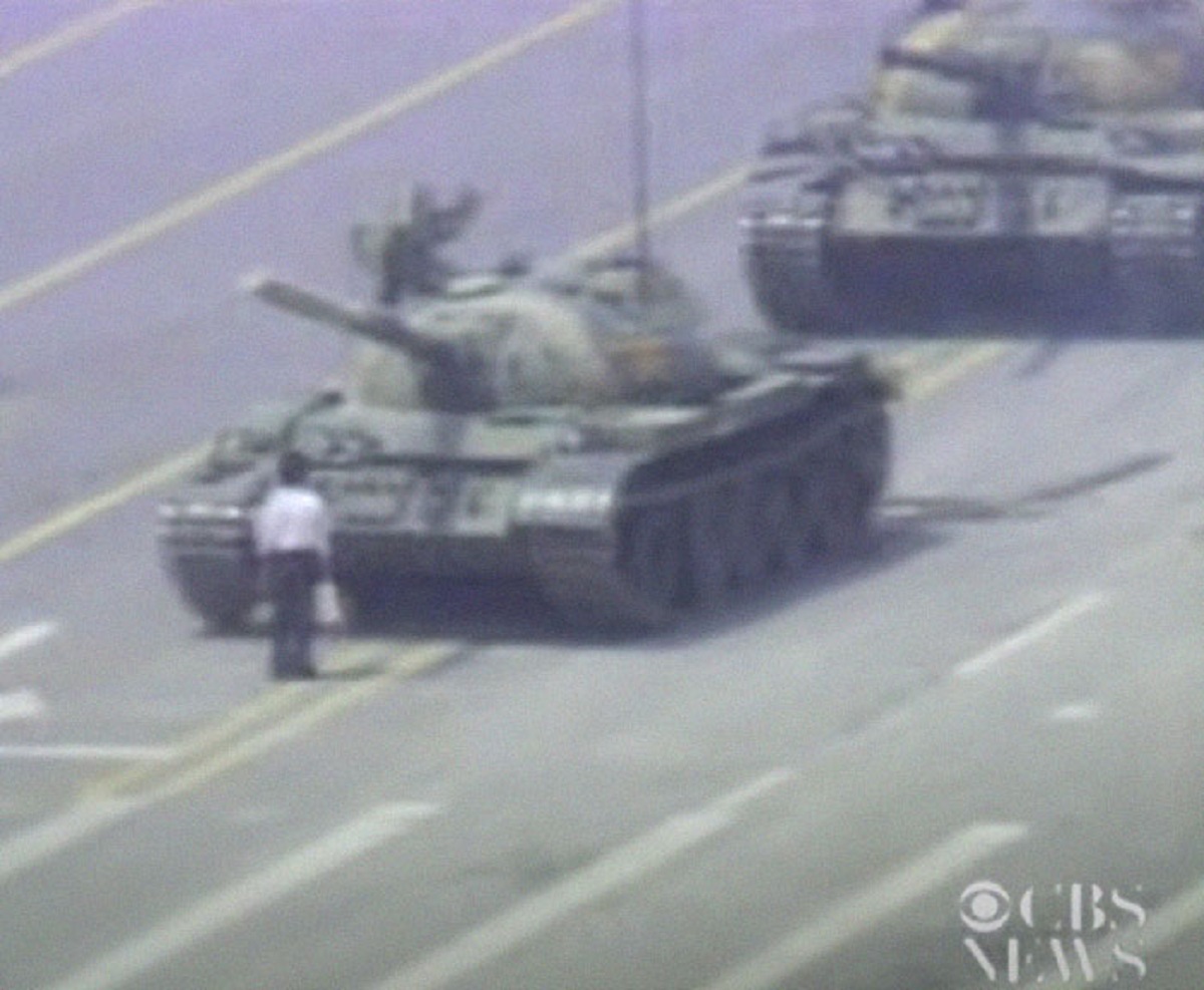 I remember the tanks rolling in on Tienanmen Square. The bravery of those people protesting for democracy was astounding. But knowing what was coming was horrifying.