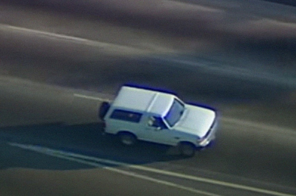 OJ Bronco chase