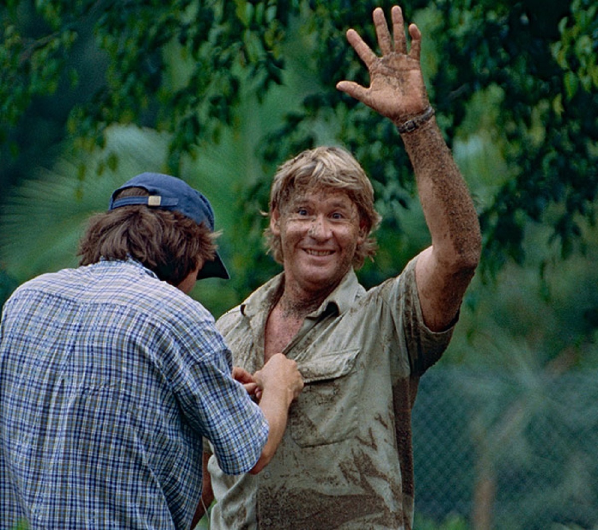 Not really crazy or out there, but I remember watching the live updates on TV about Steve Irwin’s condition after coming home from school. Seeing them update the headlines from things like accident, to serious, to fatal followed by non-stop news and reflections on his life for the next few days. The world lost a legend that day.