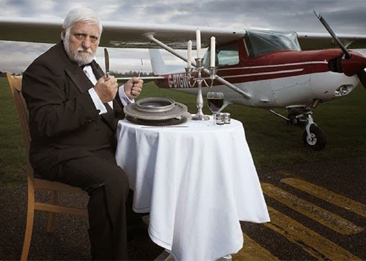 Michel Lotito aka Mr Eats Everything was a French performance artist who once ate an entire Cessna 150 airplane.