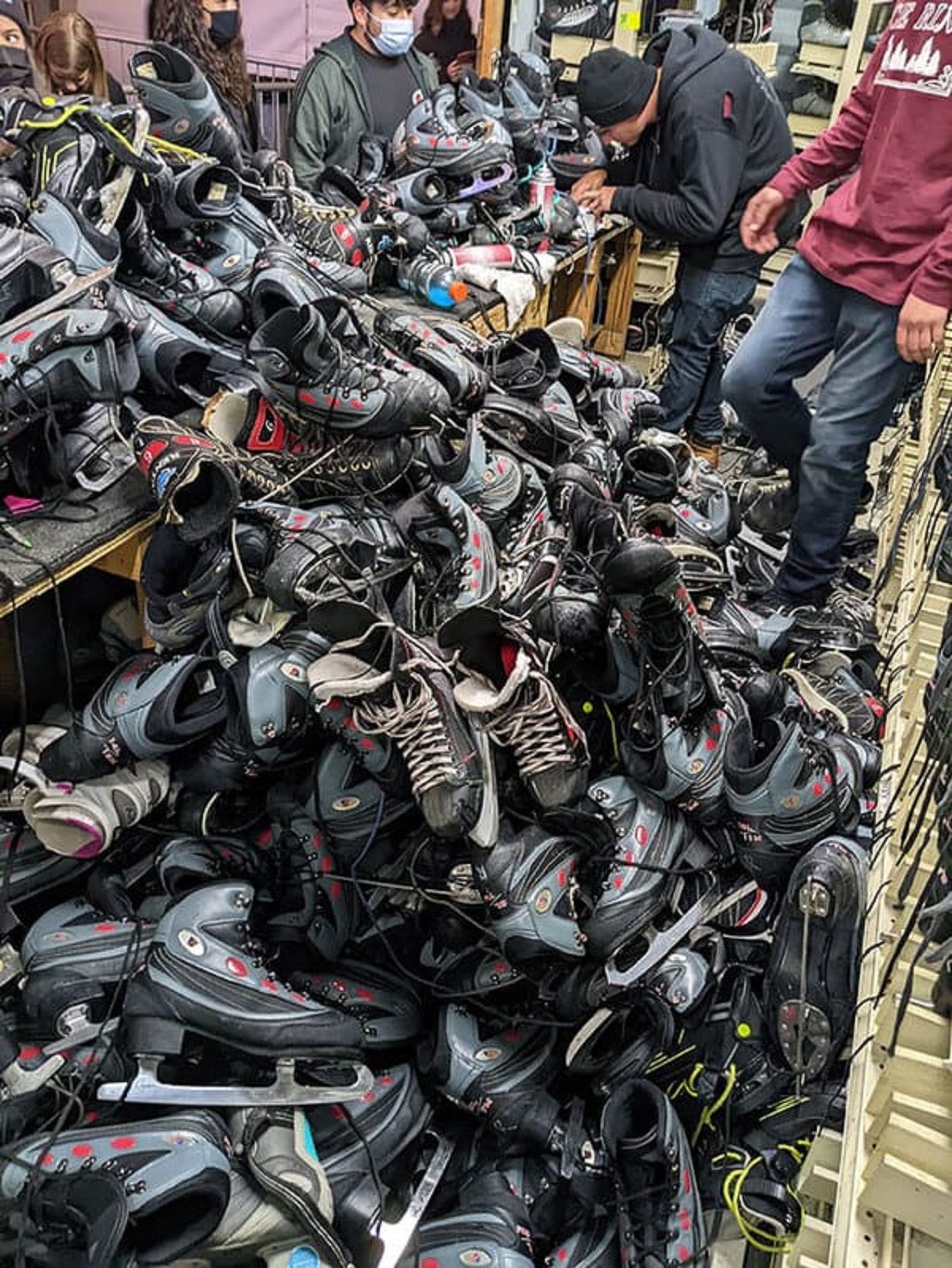 I Work At An Ice Skating Rink, And Instead Of Properly Turning In Skates, People Just Throw Them Over The Counter