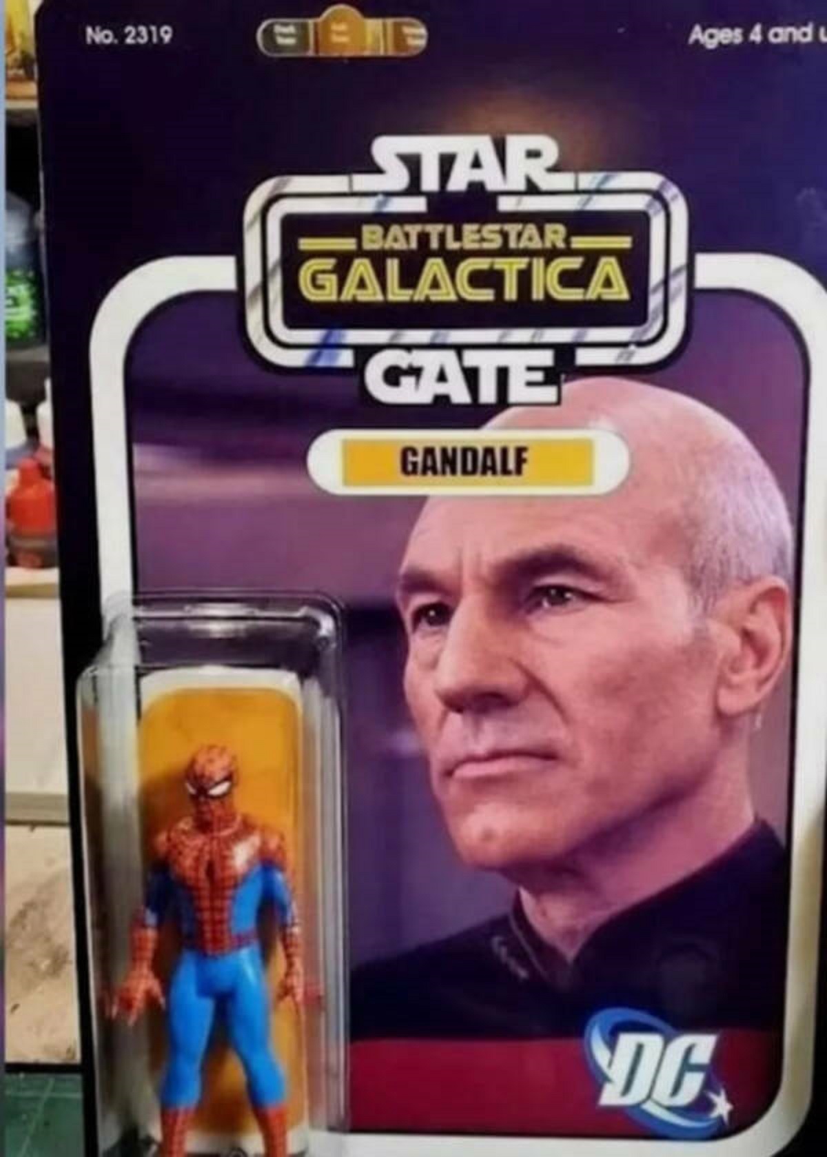 stargate battlestar galactica gandalf spider man - No. 2319 Ghd 11 11 Star Battlestar. Galactica Gate Gandalf Ages 4 and L Dc