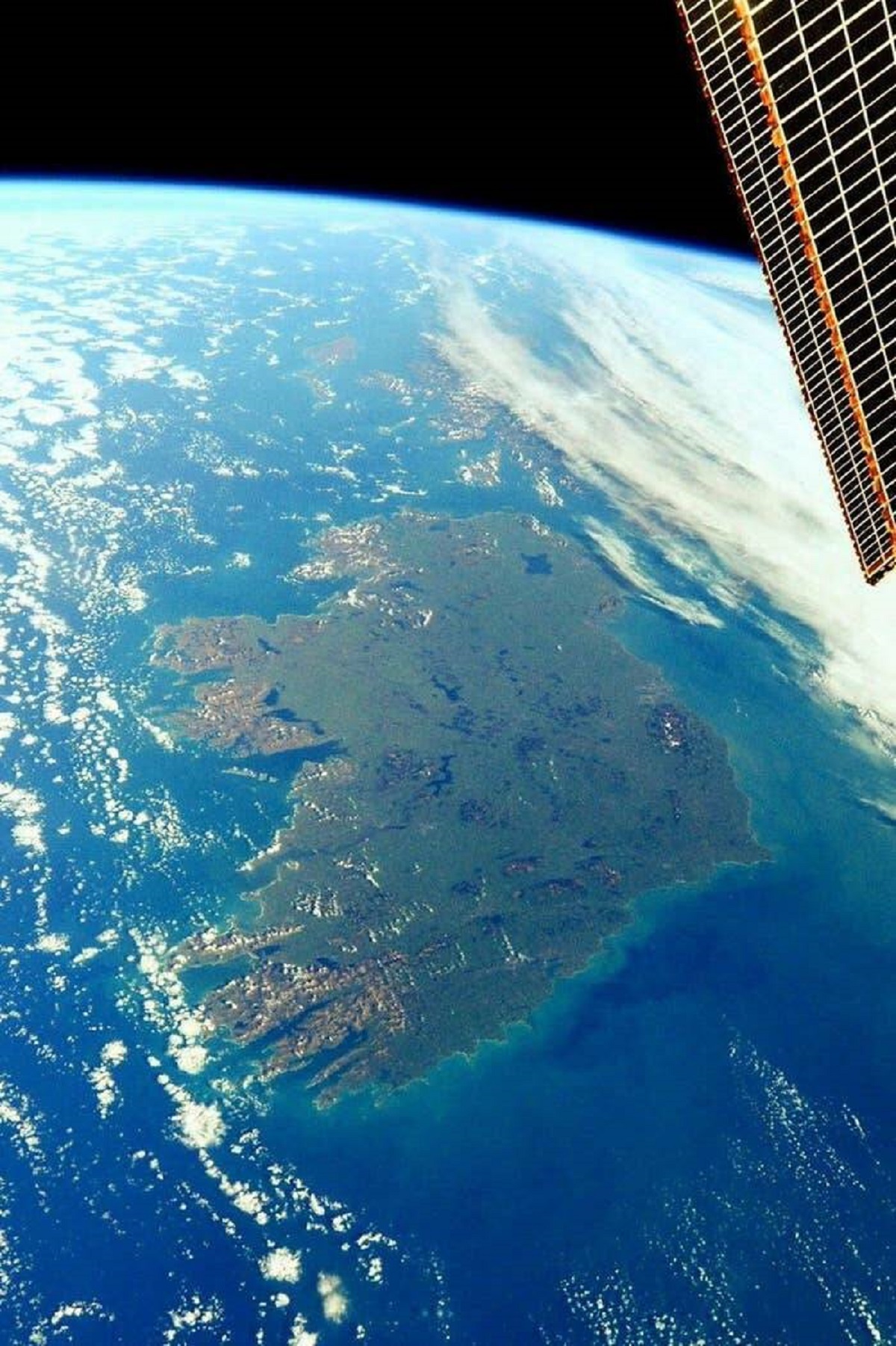 This is what Ireland looks like from space: