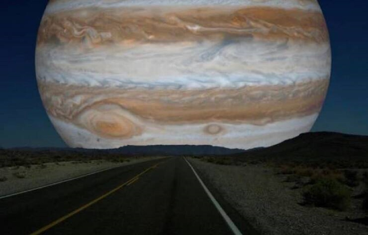 would it look like if jupiter