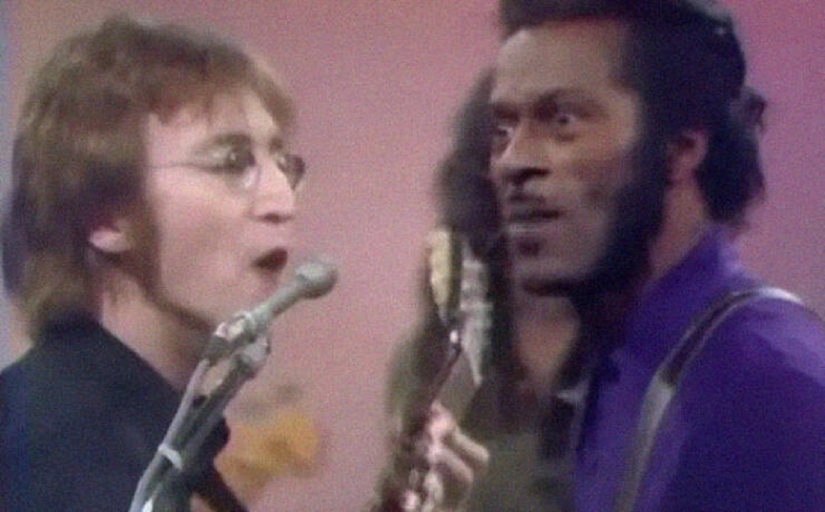 During a 1972 John Lennon/Chuck Berry jam session that the sound engineers muted yokos mic."