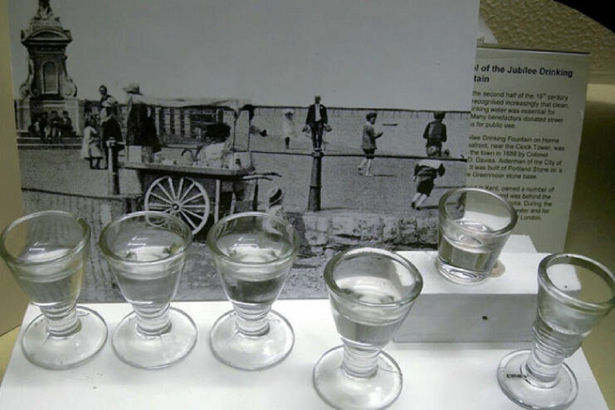 before the invention of ice cream cones, ice cream was served in reusable glass containers called "penny licks" which were notorious for spreading disease because they were reused & never washed between customers."