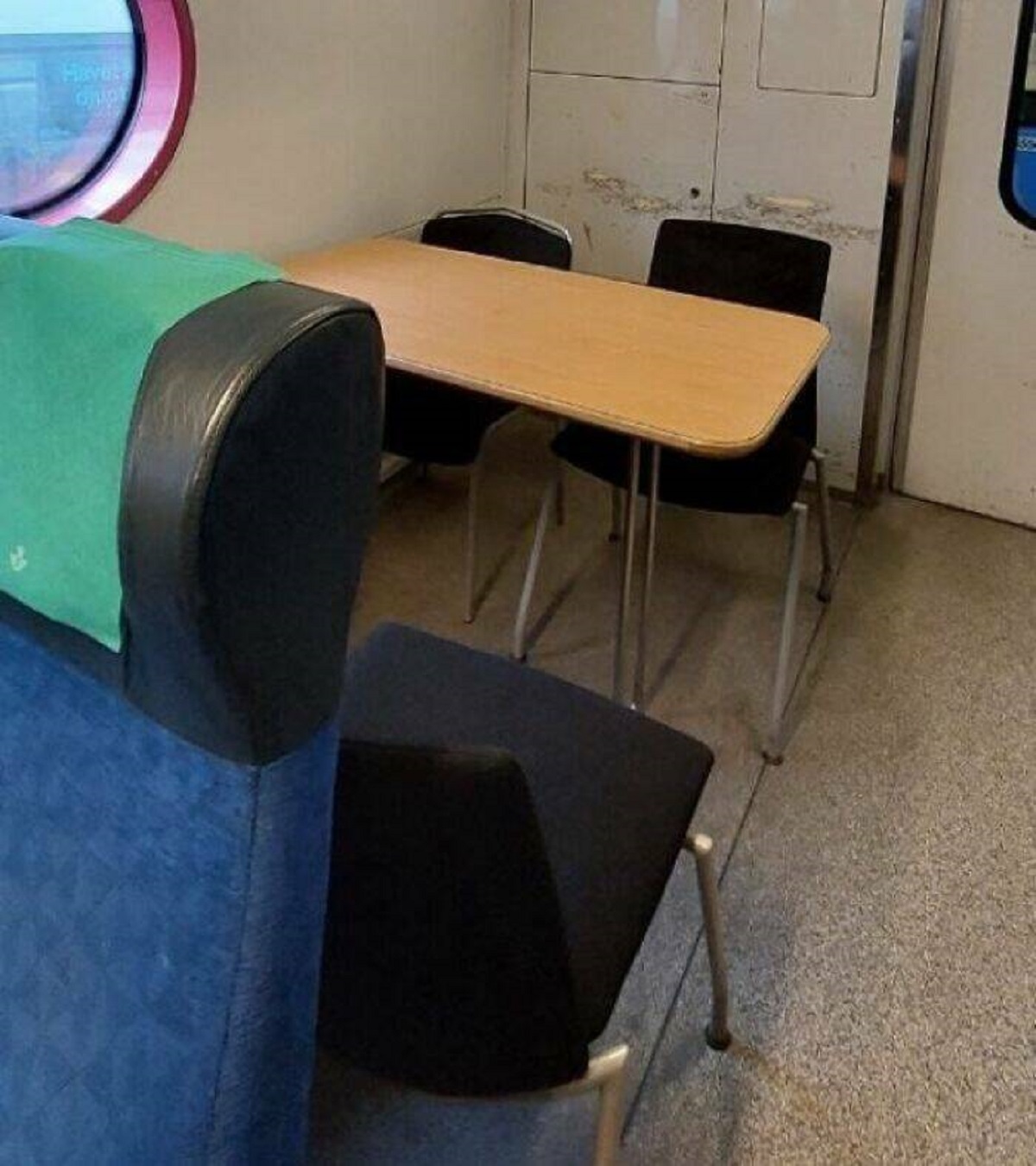 "Seats In A Swedish Train"