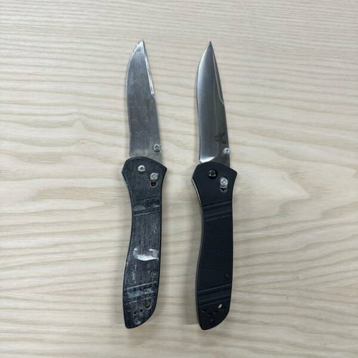 "A knife I’ve carried for 20 years next to a brand new example."