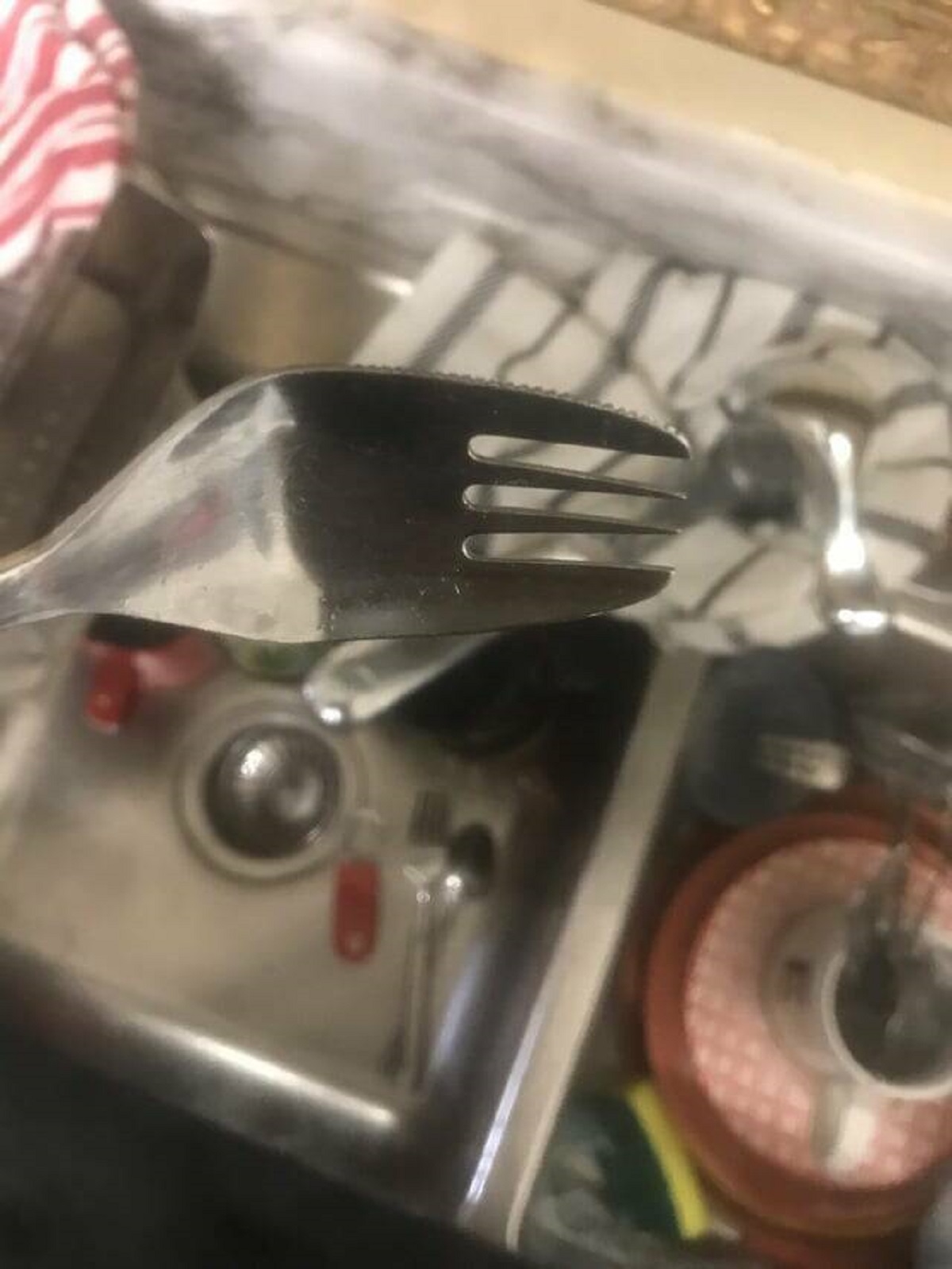 "I own a combination spoon, knife and fork"