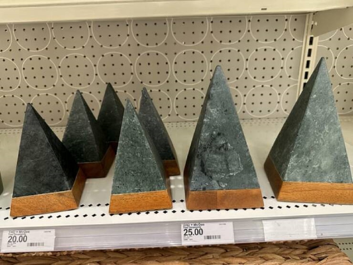 "These “minimalist christmas trees” at target"