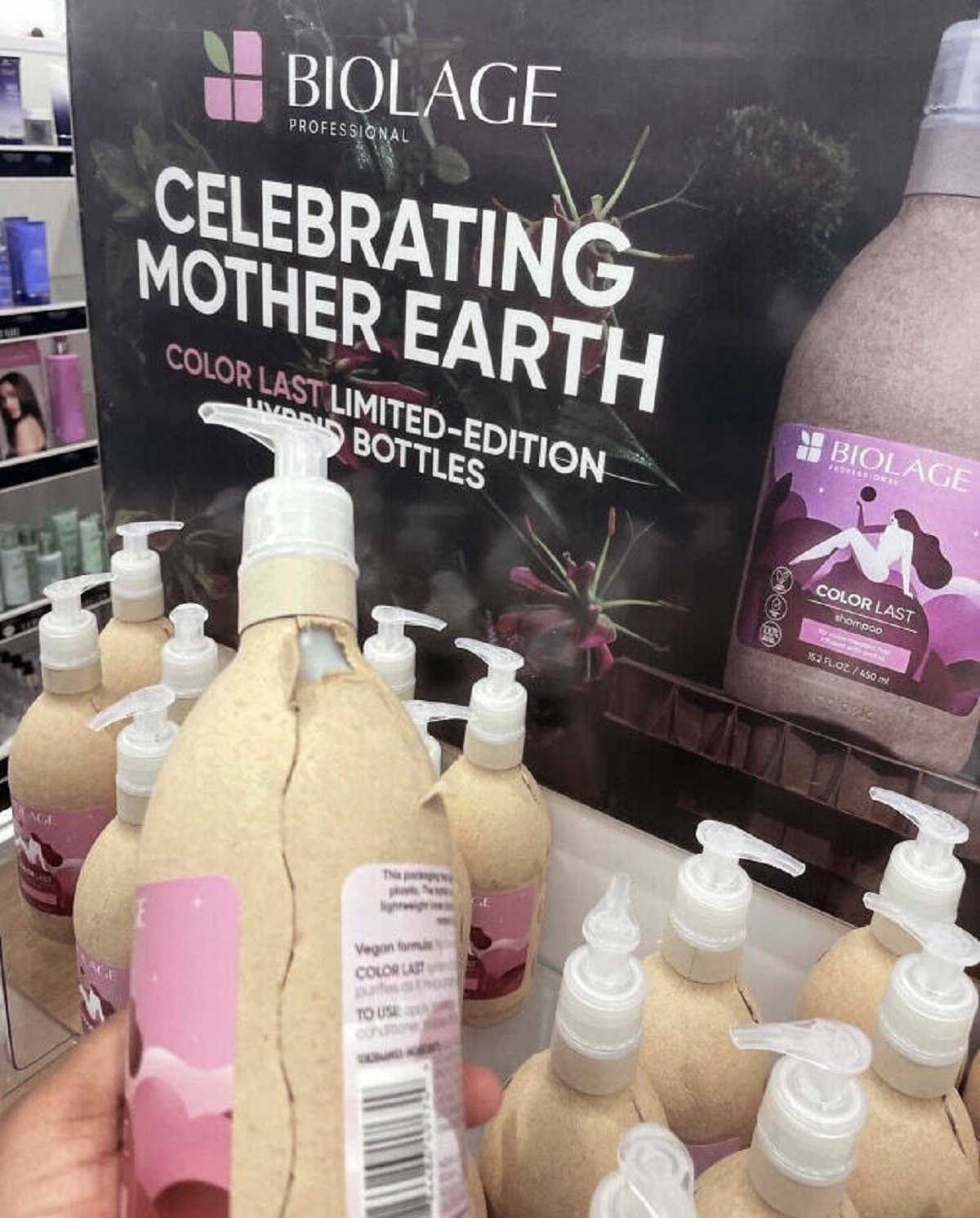 "This Plastic Bottle Wrapped In Torn Cardboard To "Celebrate Mother Earth""