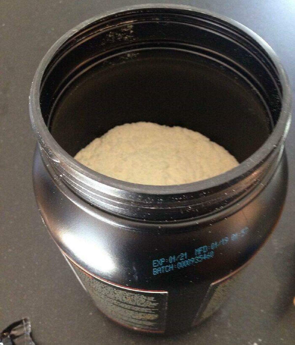 "Brand New Protein Powder, Not Even Filled With Half Whey"