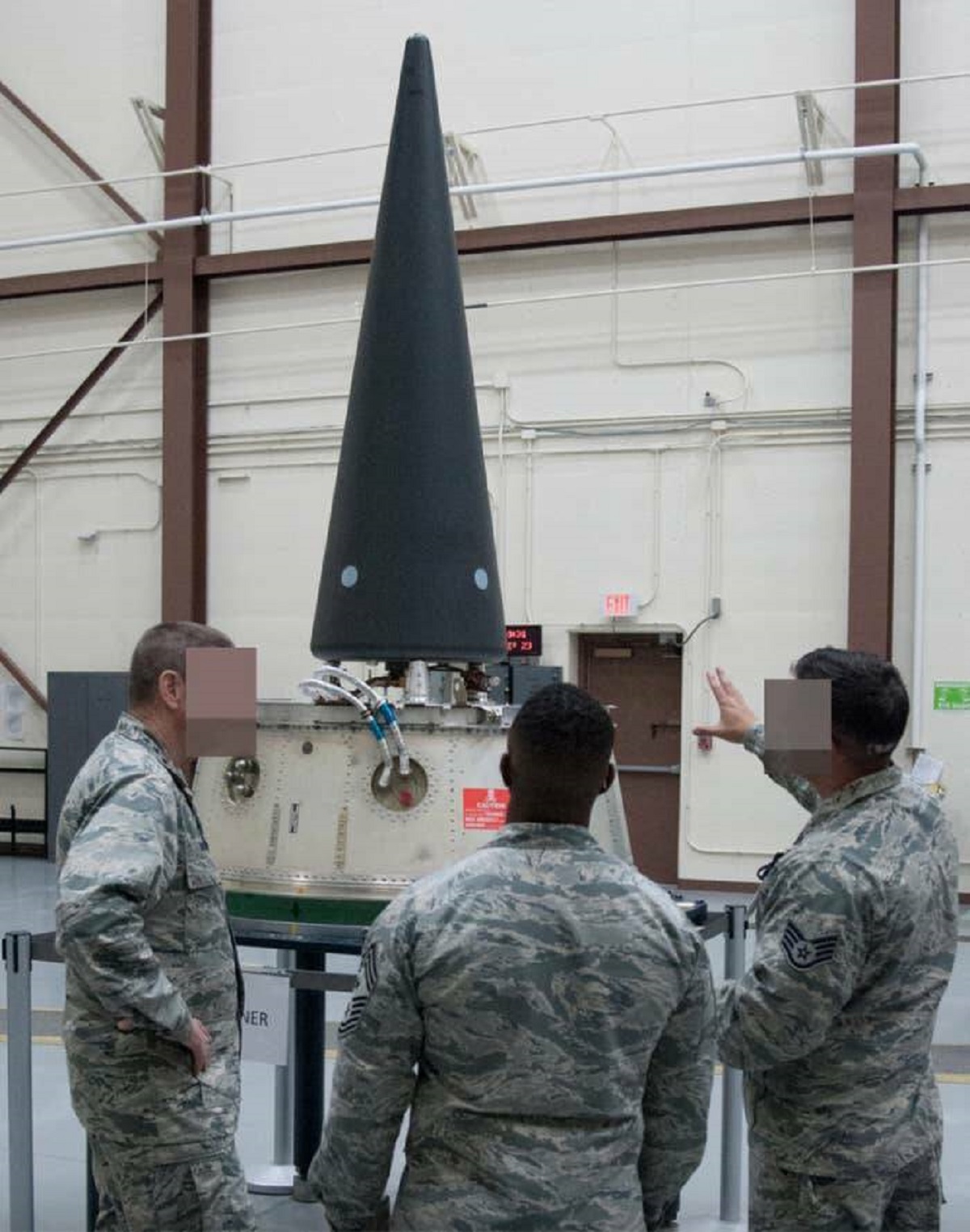 This pointy thing is what a nuclear bomb actually looks like: