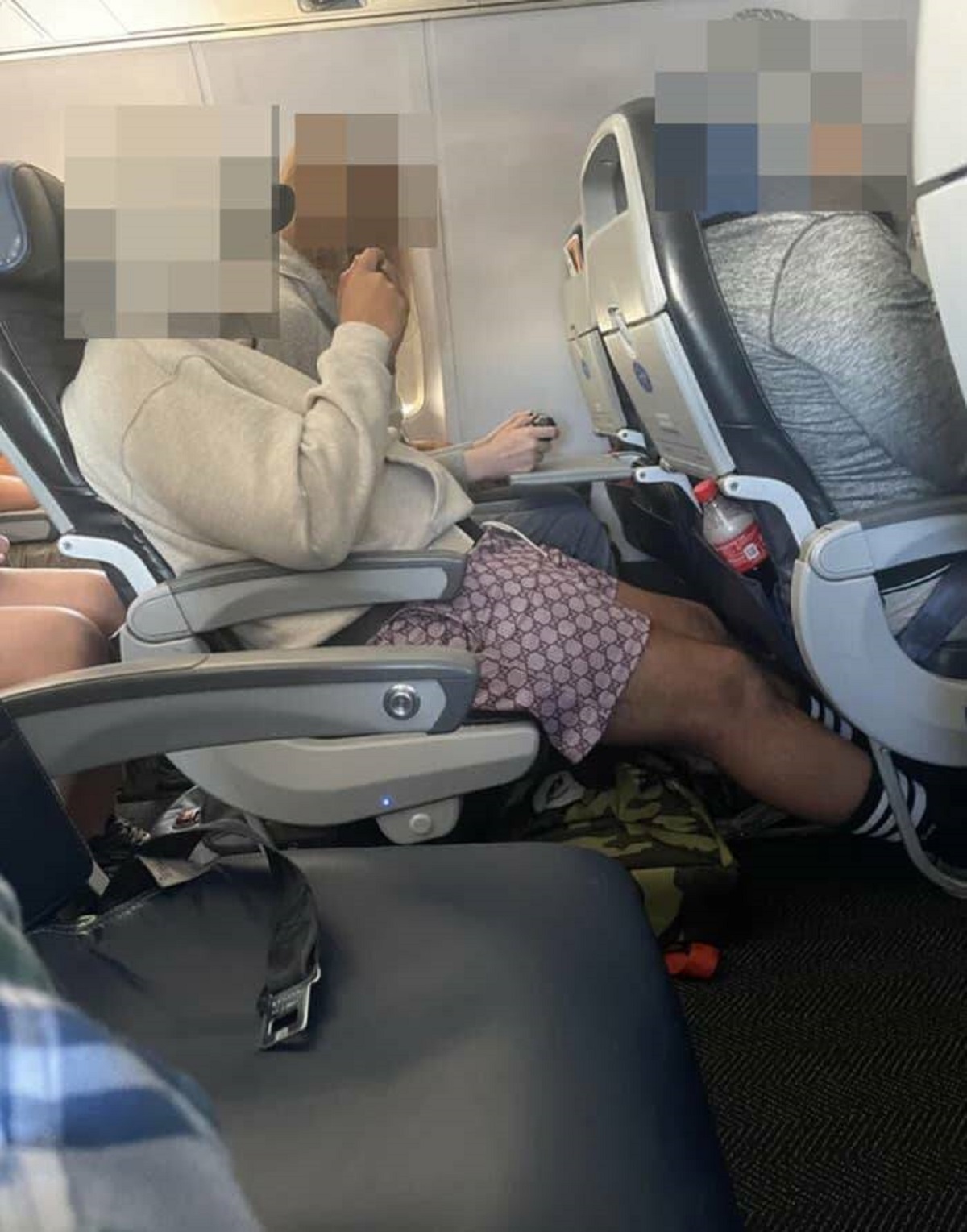 "Delayed for three hours, just to have this A-hole blasting a movie on his phone the whole flight…flight attendants did nothing."