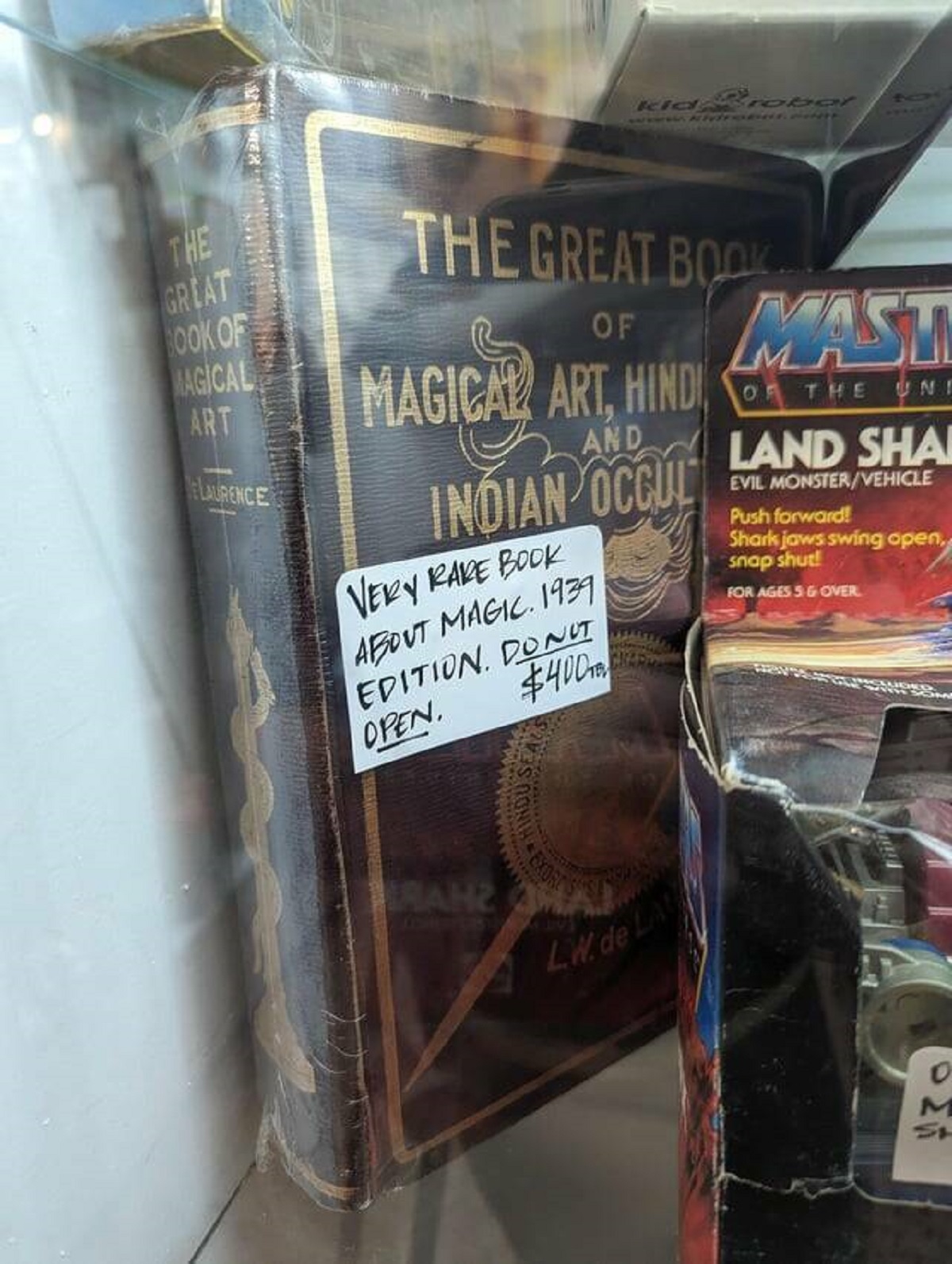 The Ook Of Magical Art Lasence The Great Book Of Mast Magical Art, Hindi, The One Of And Indian Occul Land Shai Evil MonsterVehicle Push forward Shark jows swing open snop shut For Agess & Over Very Rave Bock About Magic. 1971 Edition Donut Open. $400m…