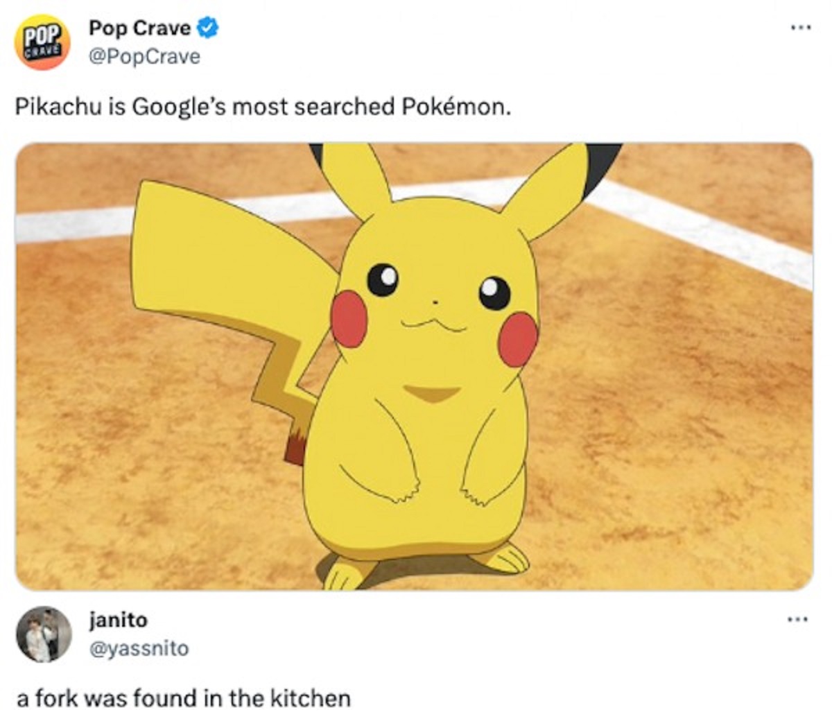 pokemon pikachu - Pop Pop Crave Crave Pikachu is Google's most searched Pokmon. janito a fork was found in the kitchen