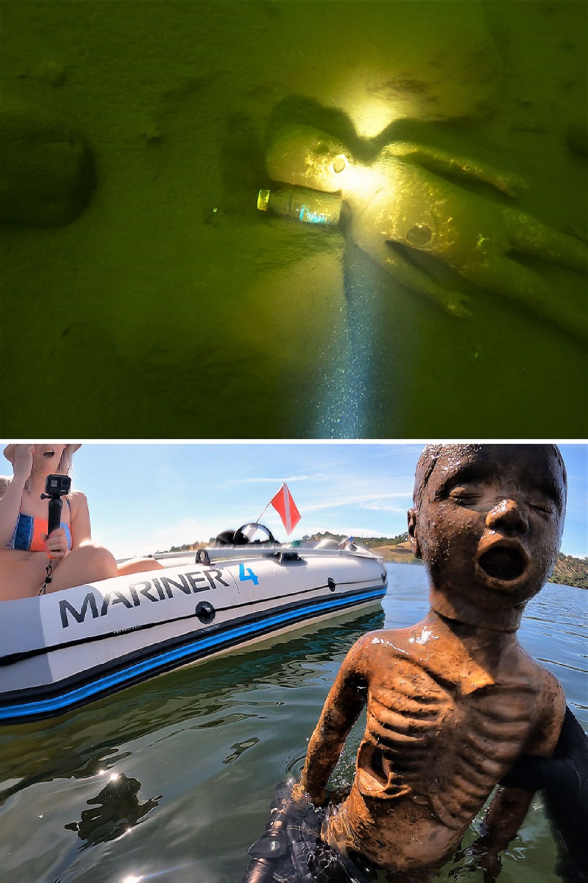 I Found This Child-Sized Rescue Dummy On The Bottom Of Lake Natoma, CA, And Thought I Was Going To Have A Heart Attack