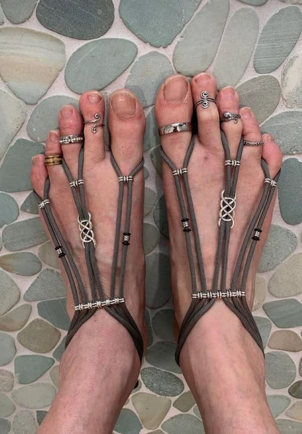 “My most recent Etsy recommendation, barefoot sandals”