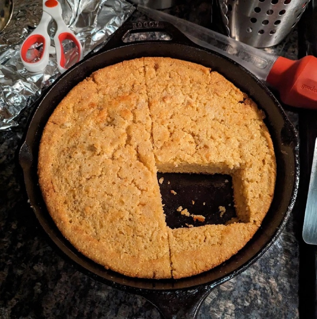 “How my Dad eats our cornbread ”