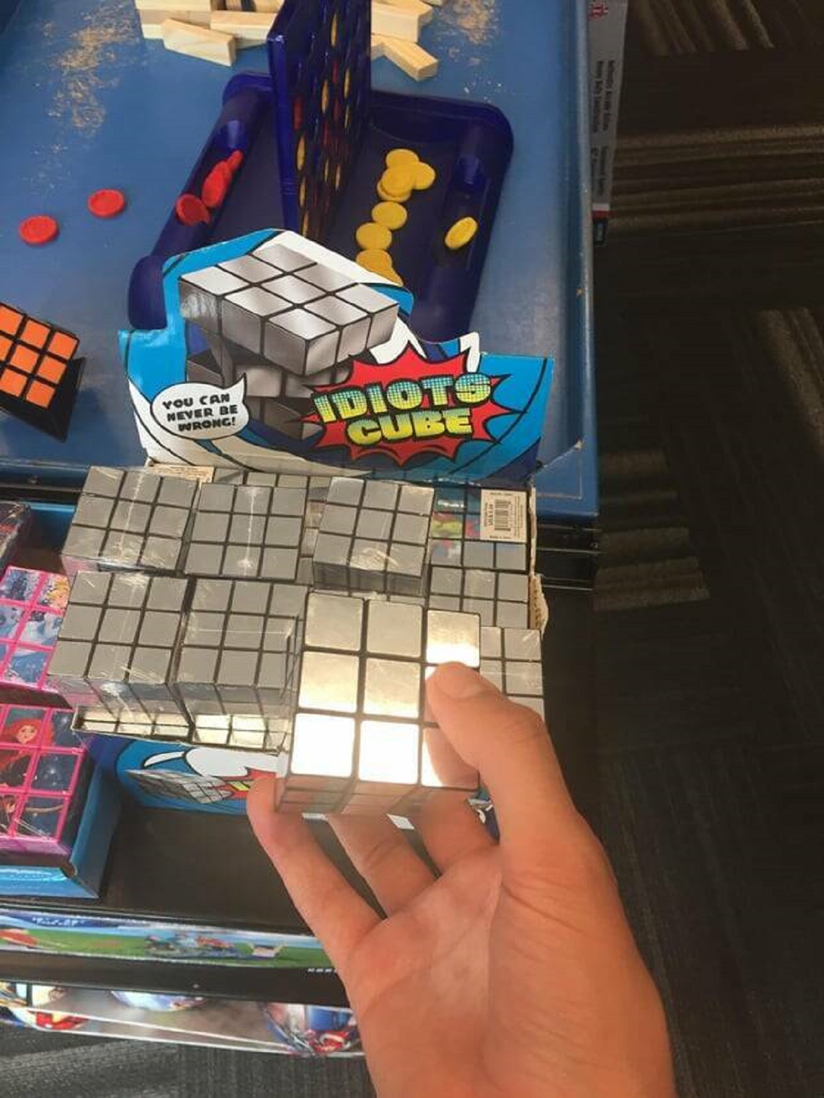 "A Rubik’s cube that can never be wrong."