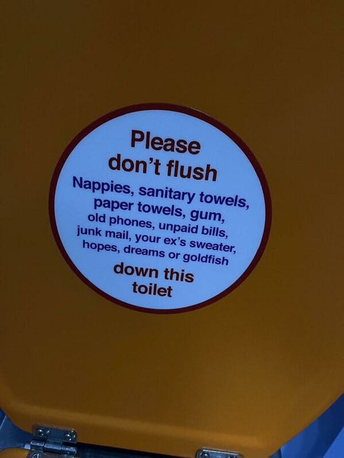 “UK – Southwestern Trains Trying A Little Toilet Humour”