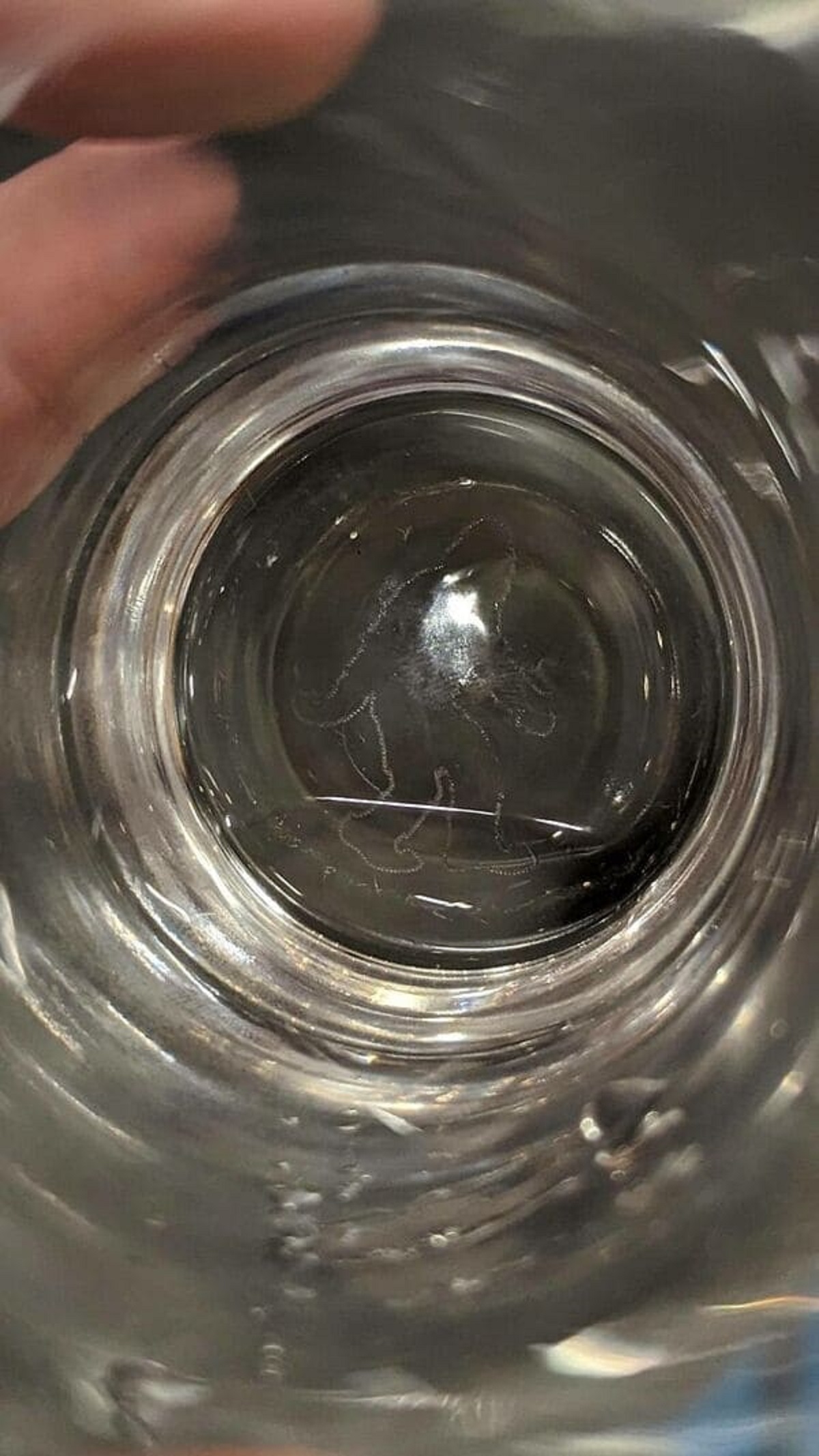 ”Hidden Brand Logo At The Bottom Of Their Beer Glass”