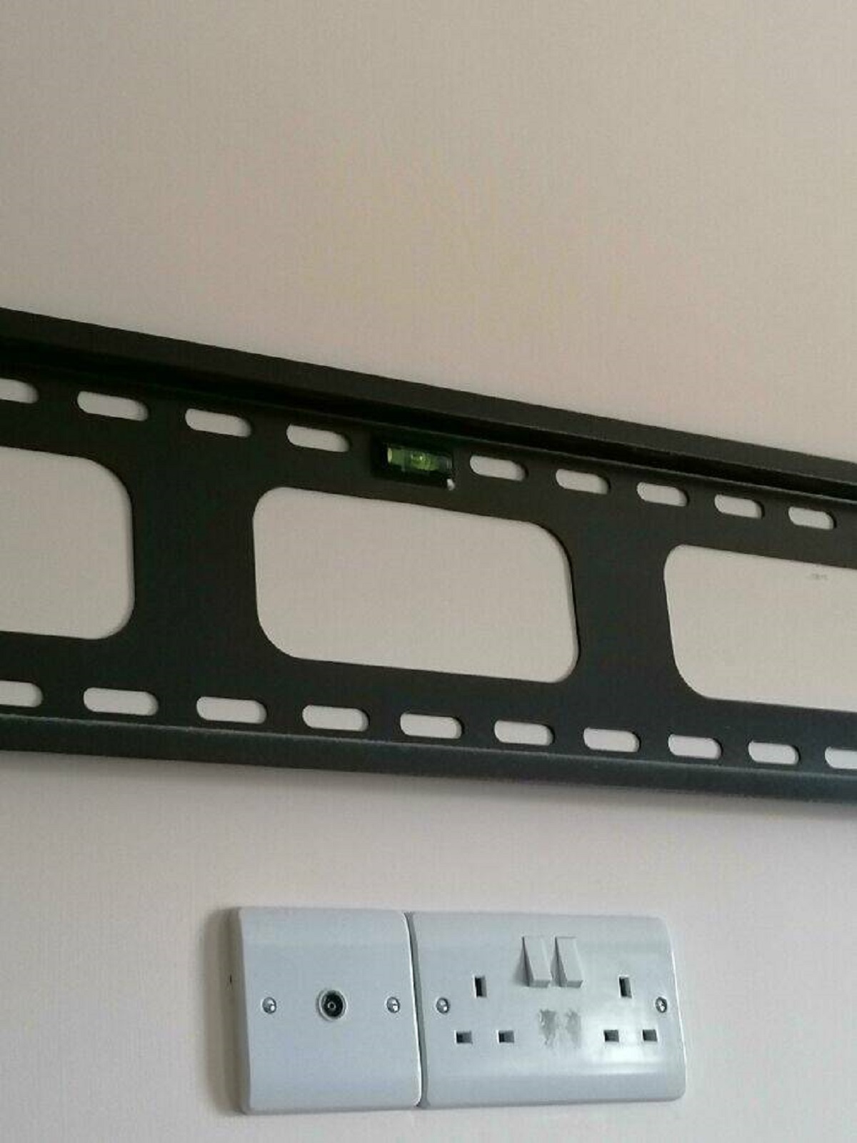 "My TV Mount Has A Spirit Level In It"