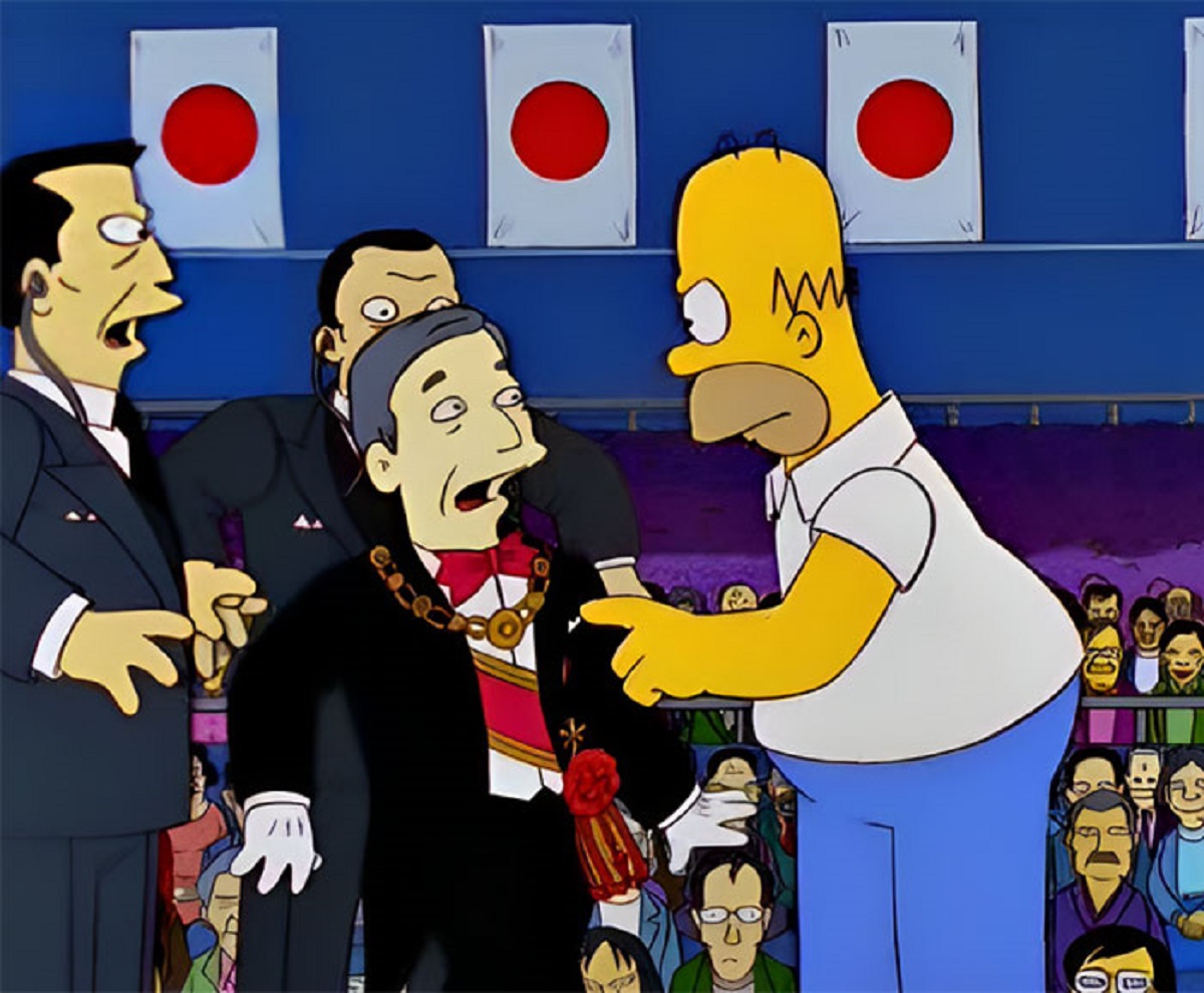 that The Simpsons episode where they go to Japan is banned in Japan.