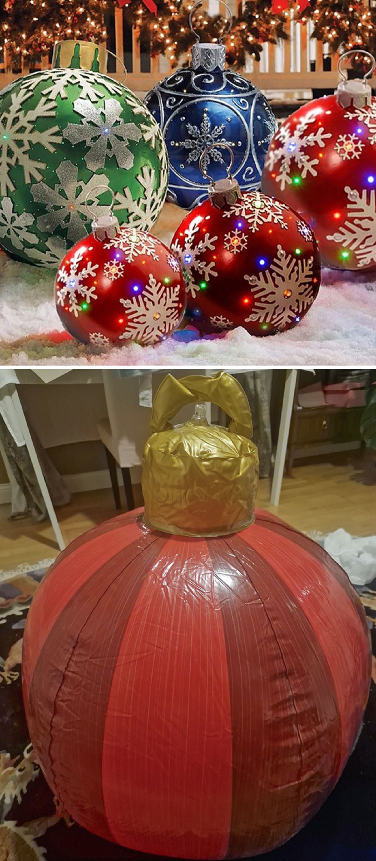 Bought Some Nice Big Christmas Balls