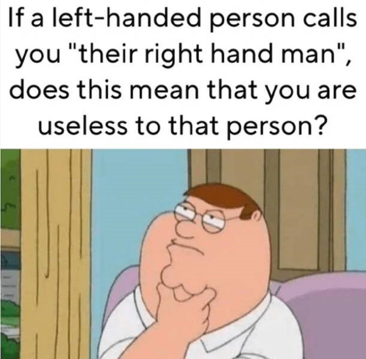 cartoon - If a lefthanded person calls you