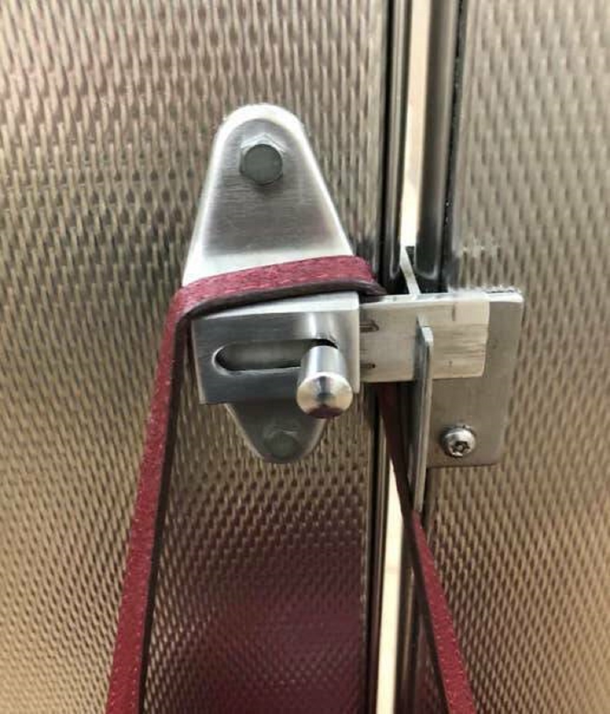 "If your bathroom stall doesn't have a hook to hold your bag or purse, try using the door lock."