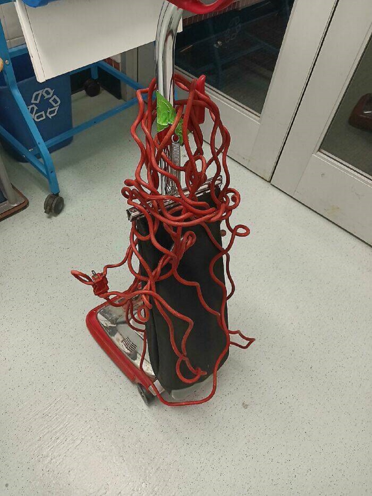 "How My Coworkers Leave The Vacuum Cord"