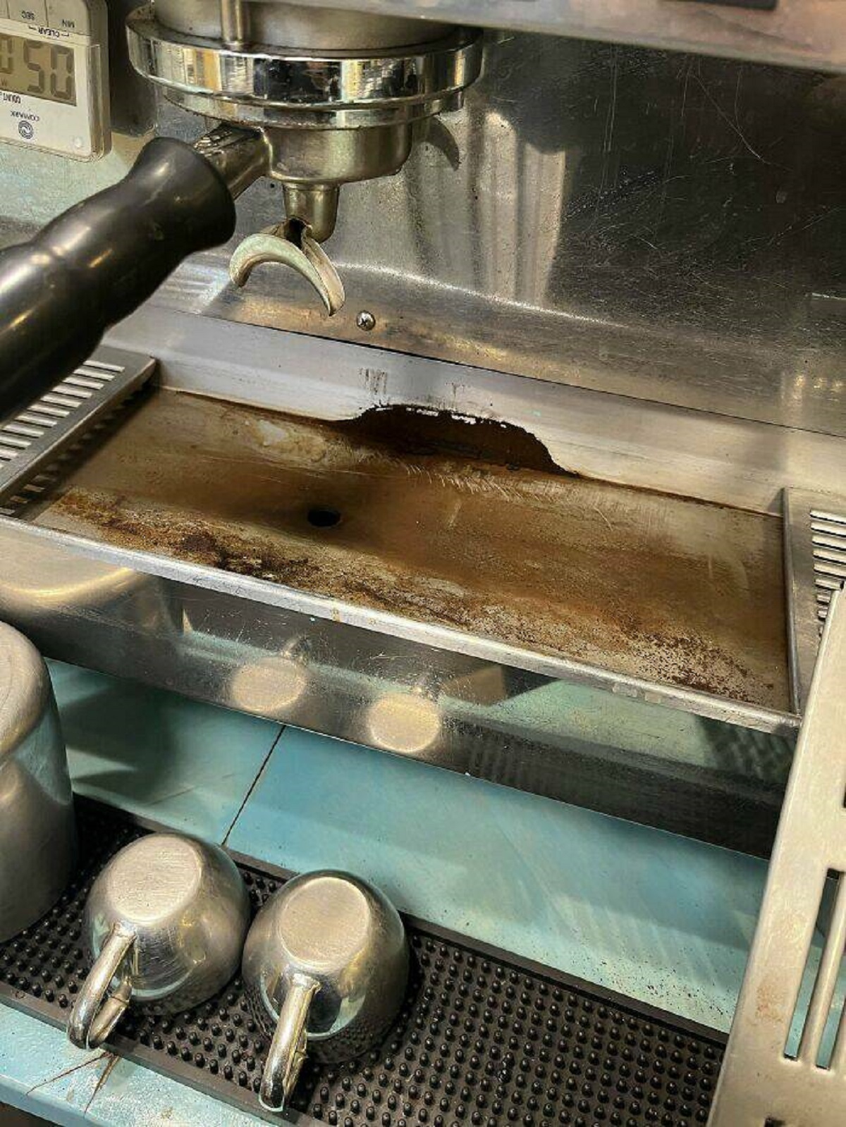"This Is Supposed To Be Cleaned Every Night By My Coworker With 15 Years Of Experience Running His Own Coffee Shop"