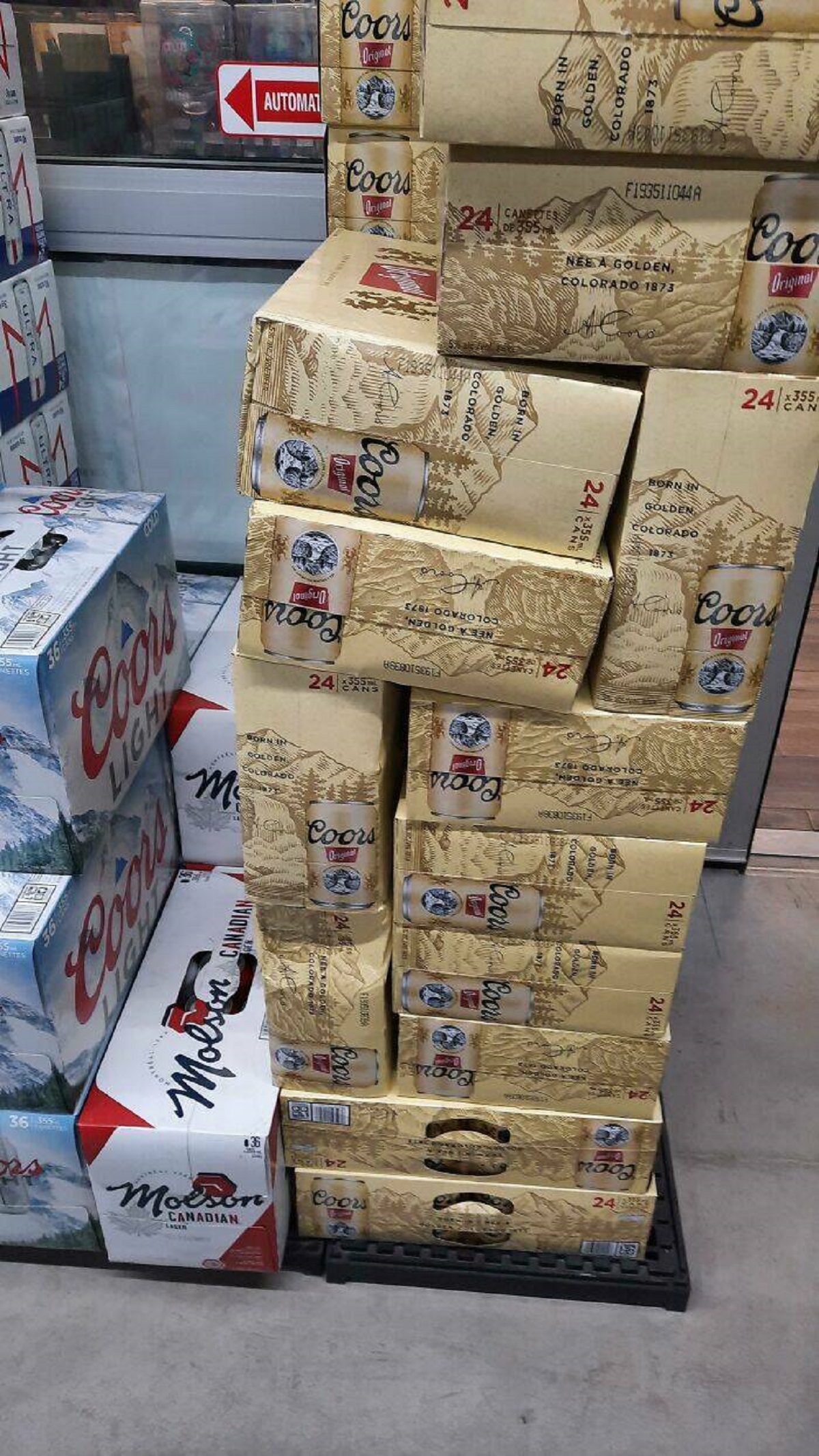 "The Way My Coworker Stacked This Beer"