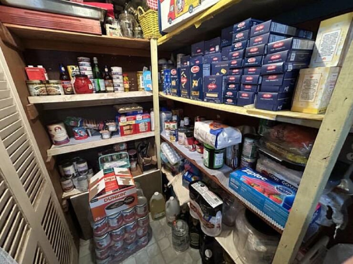 "The storage pantry in my Italian-American parent’s home"