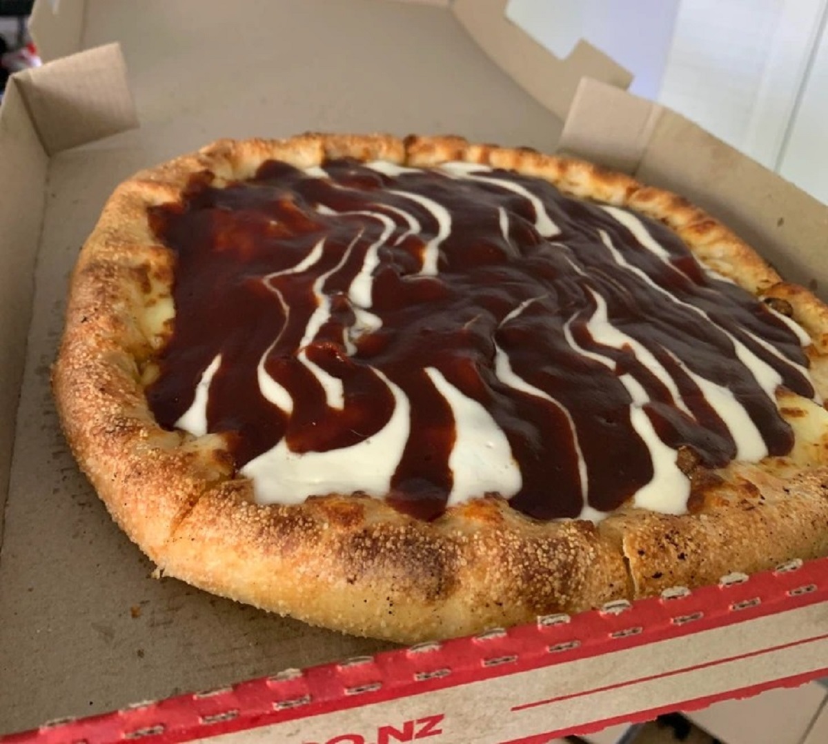 “I only asked for a drizzle of BBQ and mayo.”