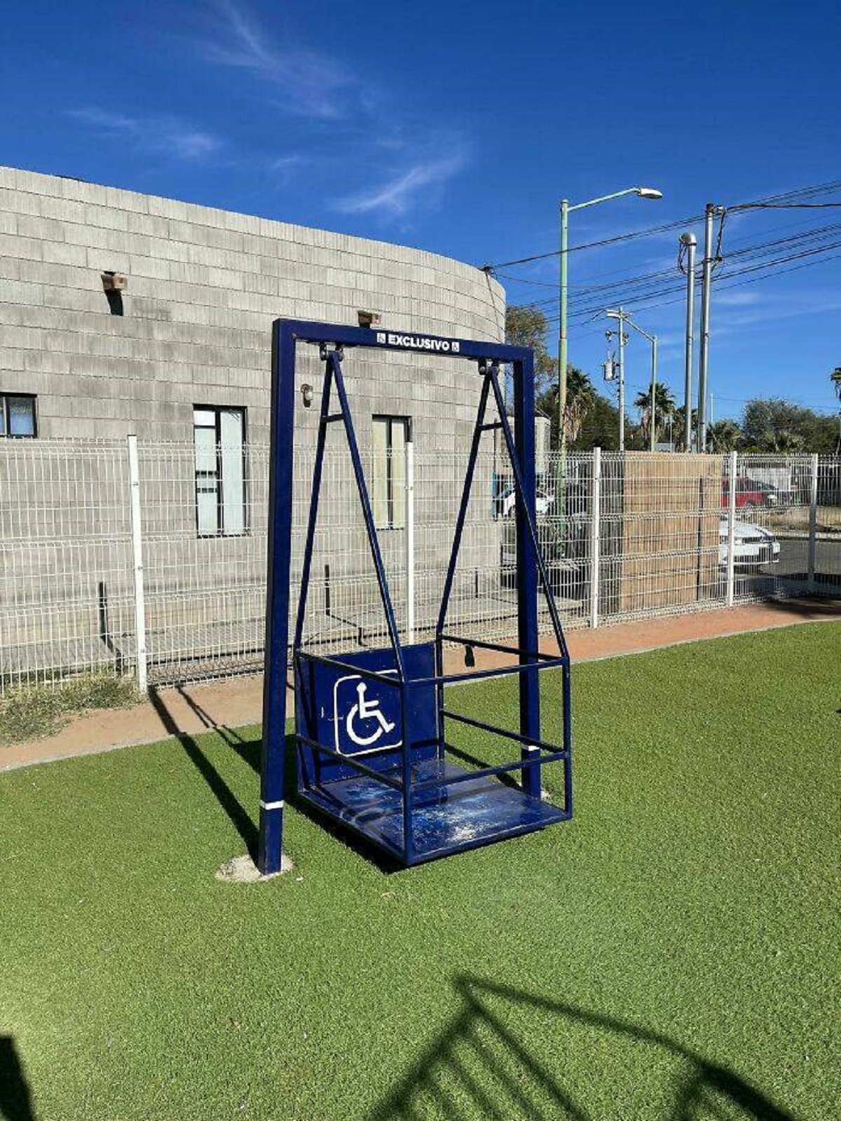 "There Is A Swing Made For Wheelchairs At This Park In Mexico"