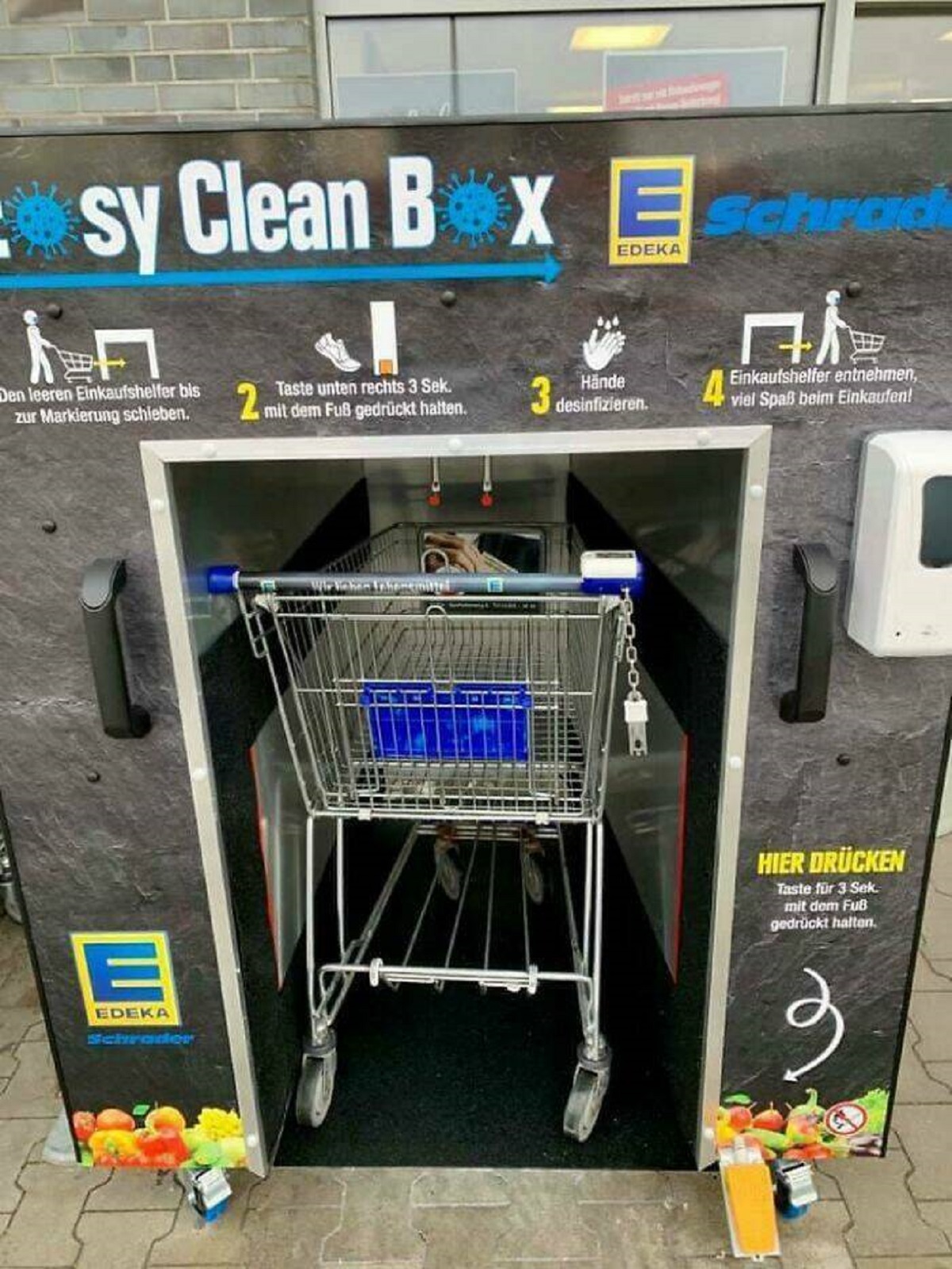 "Shopping Cart Cleaning Machine In Germany"